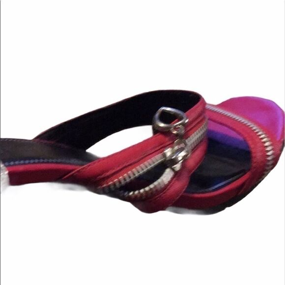 Esprit heels size 8 pink side zipper tall heel - Picture 3 of 9